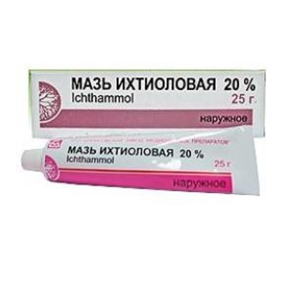 Ихтиол мазь 20% д/нар. прим. 25г